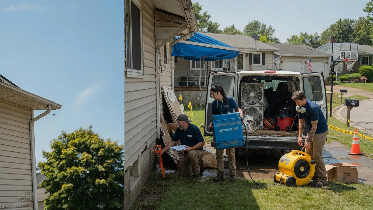 Ceiling Leak Cleanup in Greenwood, IN near me