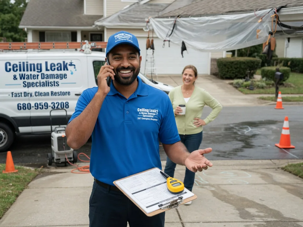 Ceiling Leak Cleanup Greenwood, IN FAQs
